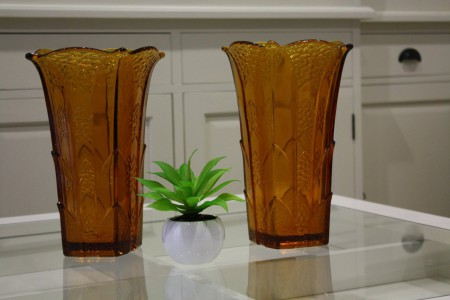Prachtig paar Luxval-vazen